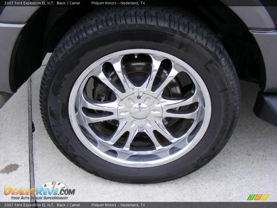 2007 Ford Expedition EL XLT Black / Camel Photo #15