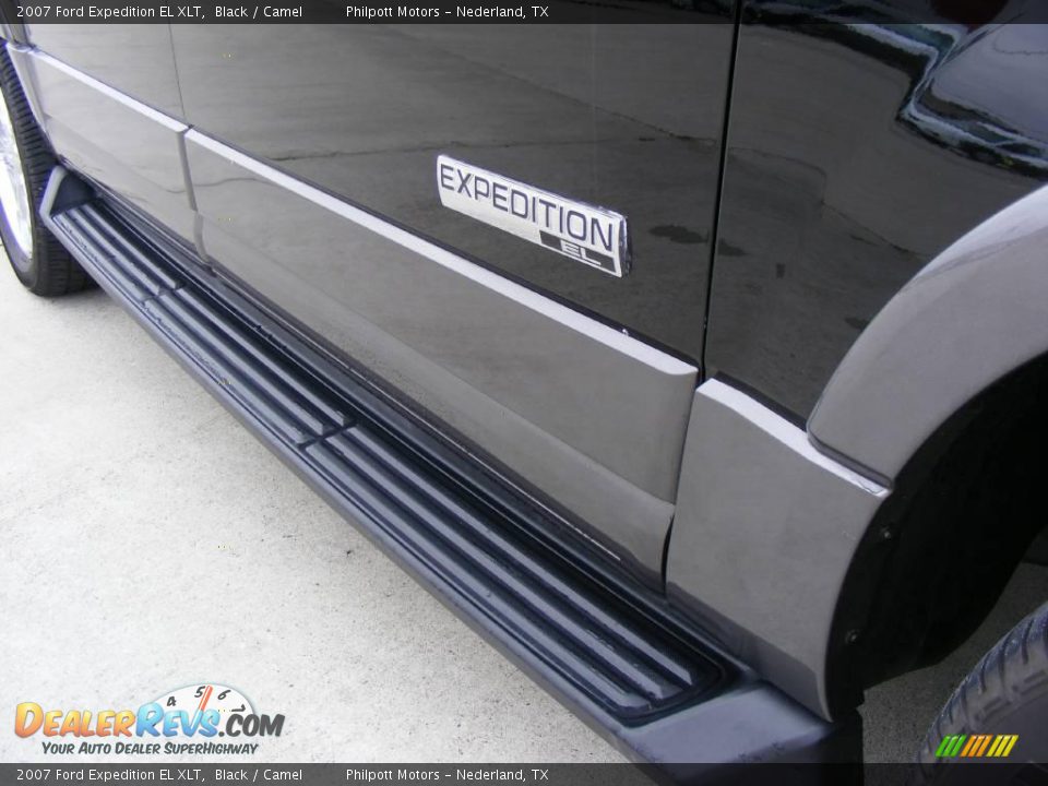 2007 Ford Expedition EL XLT Black / Camel Photo #17