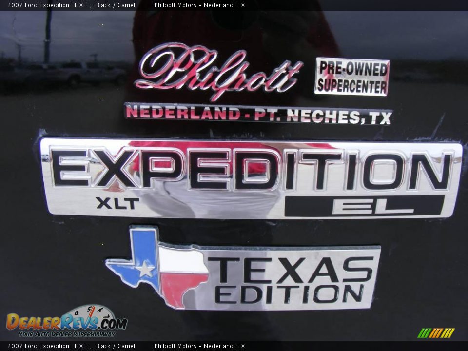 2007 Ford Expedition EL XLT Black / Camel Photo #21