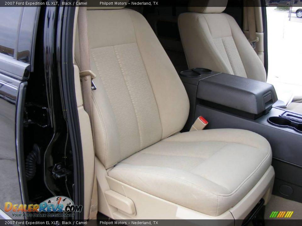 2007 Ford Expedition EL XLT Black / Camel Photo #27
