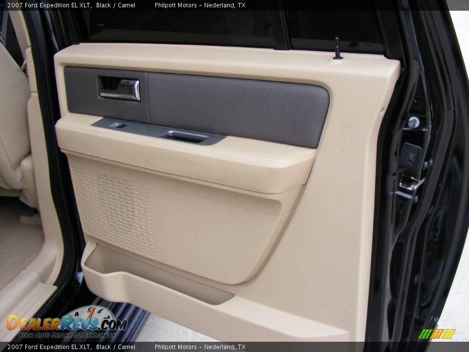 2007 Ford Expedition EL XLT Black / Camel Photo #28
