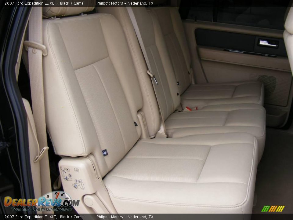 2007 Ford Expedition EL XLT Black / Camel Photo #29