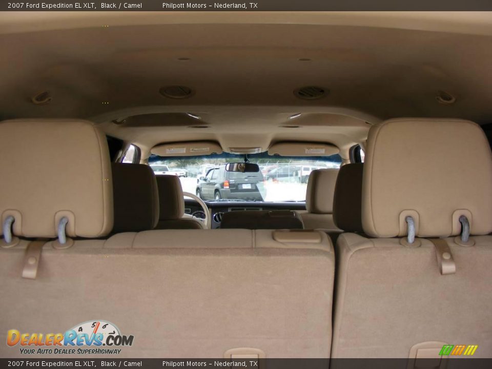 2007 Ford Expedition EL XLT Black / Camel Photo #32
