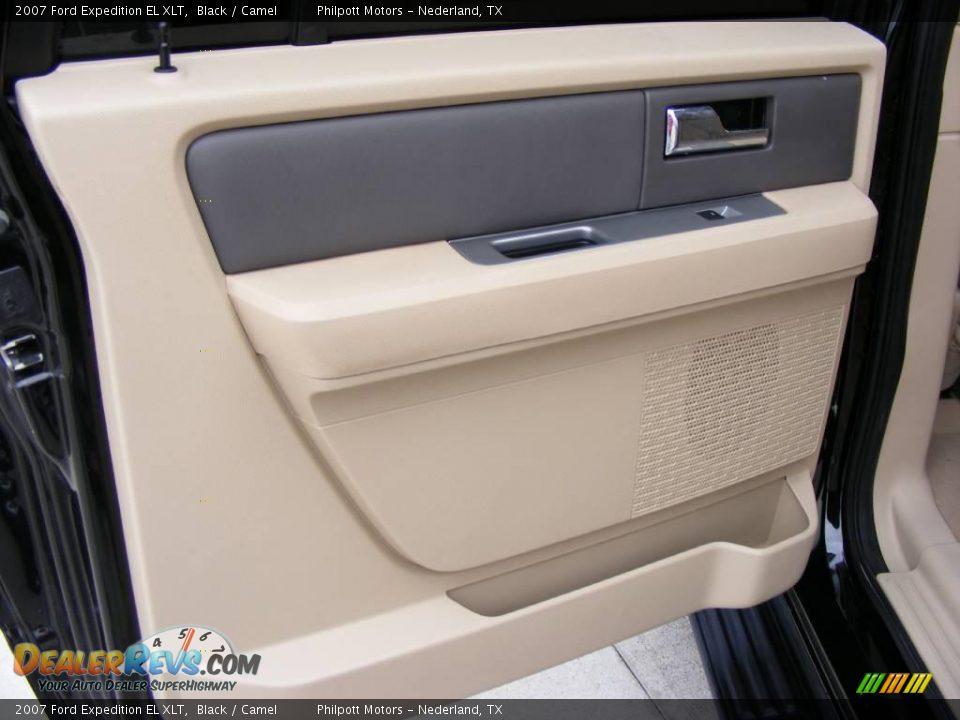2007 Ford Expedition EL XLT Black / Camel Photo #33