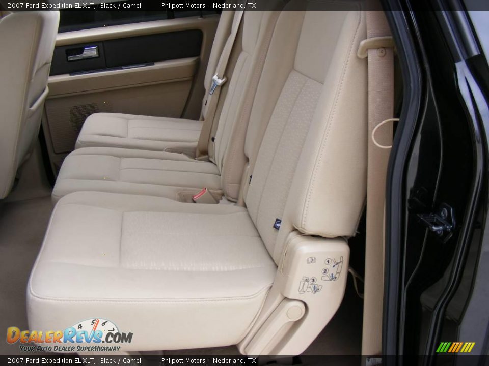 2007 Ford Expedition EL XLT Black / Camel Photo #34