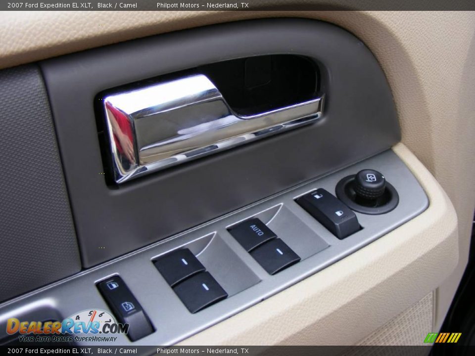 2007 Ford Expedition EL XLT Black / Camel Photo #36