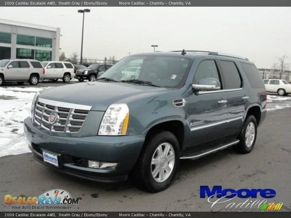 2009 Cadillac Escalade AWD Stealth Gray / Ebony/Ebony Photo #2