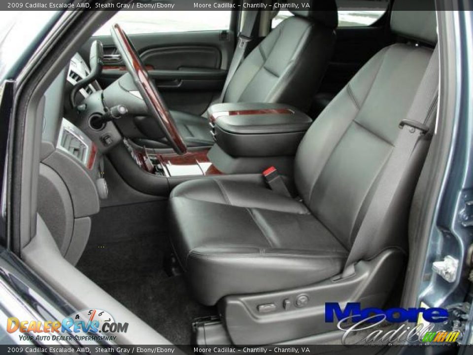 2009 Cadillac Escalade AWD Stealth Gray / Ebony/Ebony Photo #3