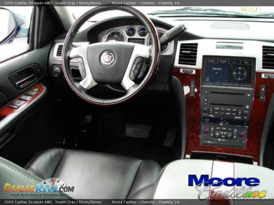 2009 Cadillac Escalade AWD Stealth Gray / Ebony/Ebony Photo #5