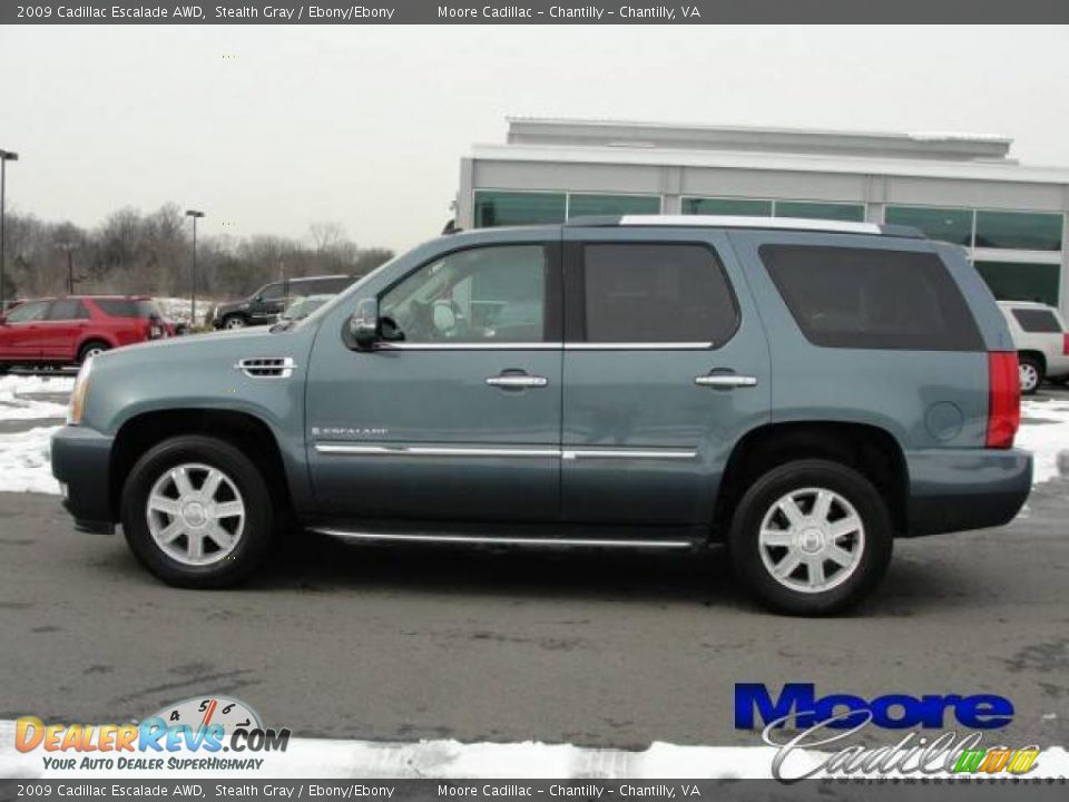 2009 Cadillac Escalade AWD Stealth Gray / Ebony/Ebony Photo #7