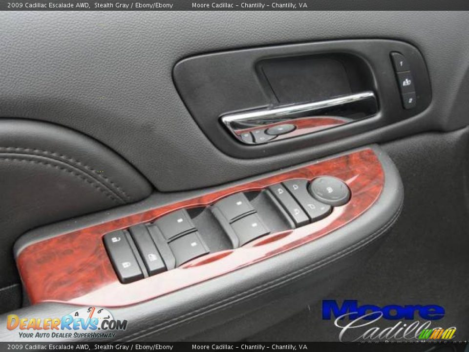 2009 Cadillac Escalade AWD Stealth Gray / Ebony/Ebony Photo #8