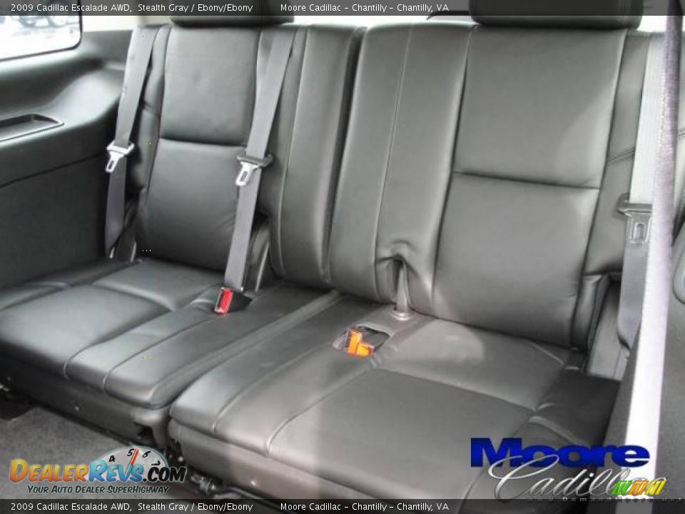 2009 Cadillac Escalade AWD Stealth Gray / Ebony/Ebony Photo #12