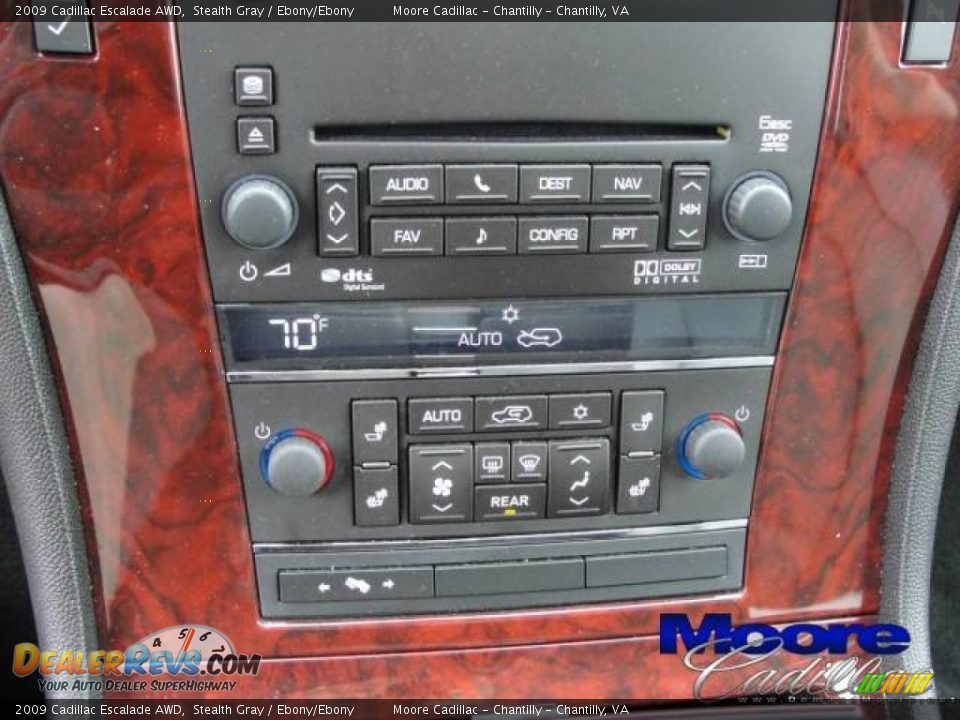2009 Cadillac Escalade AWD Stealth Gray / Ebony/Ebony Photo #18