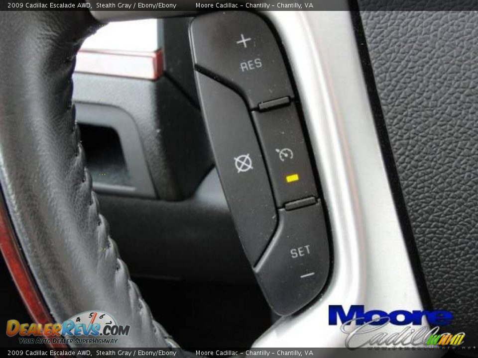 2009 Cadillac Escalade AWD Stealth Gray / Ebony/Ebony Photo #23
