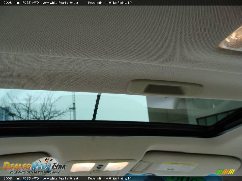 2008 Infiniti FX 35 AWD Ivory White Pearl / Wheat Photo #29