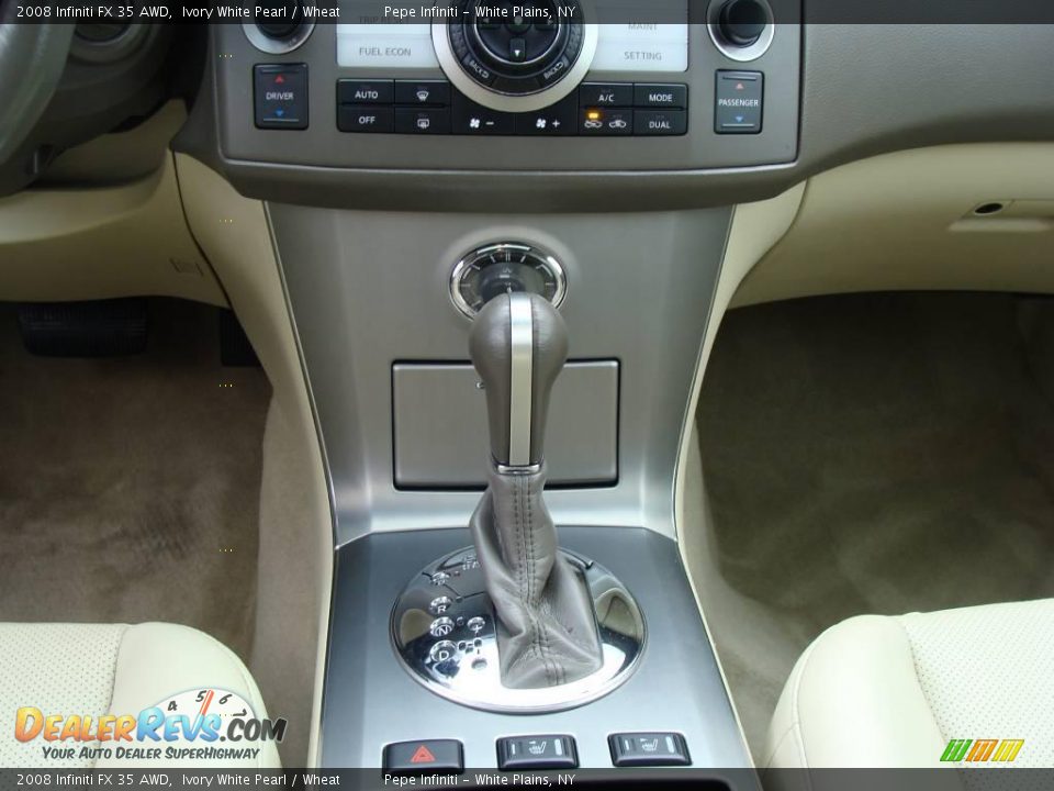 2008 Infiniti FX 35 AWD Ivory White Pearl / Wheat Photo #33