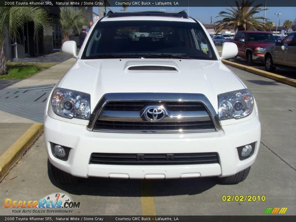 2008 Toyota 4Runner SR5 Natural White / Stone Gray Photo #6