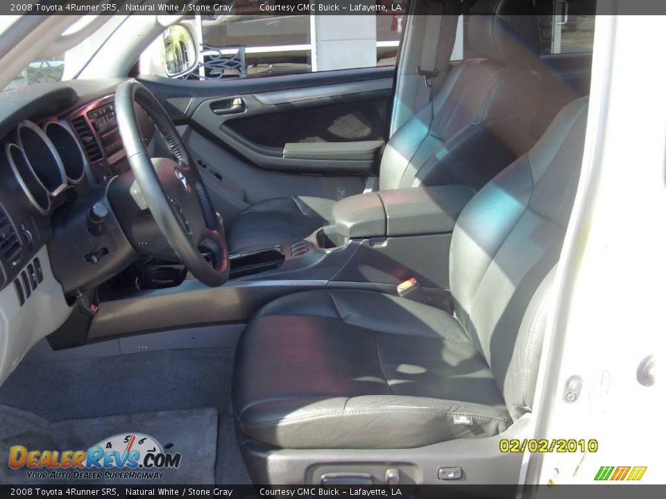 2008 Toyota 4Runner SR5 Natural White / Stone Gray Photo #10