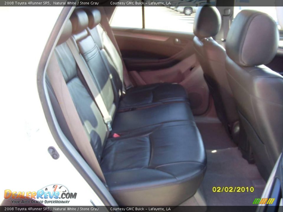 2008 Toyota 4Runner SR5 Natural White / Stone Gray Photo #11
