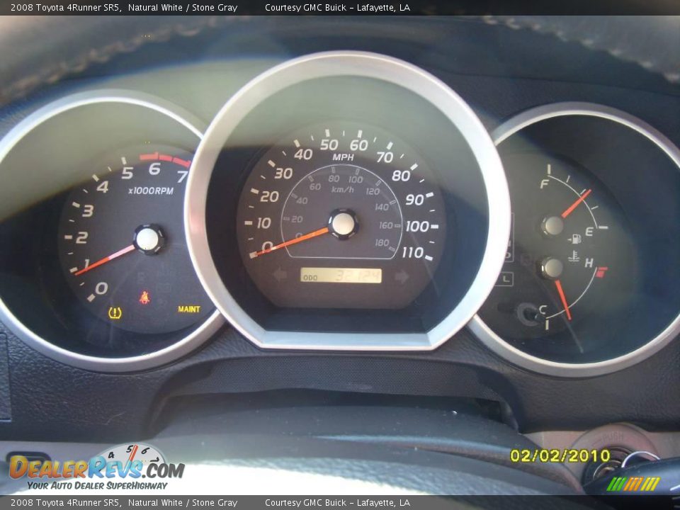 2008 Toyota 4Runner SR5 Natural White / Stone Gray Photo #13