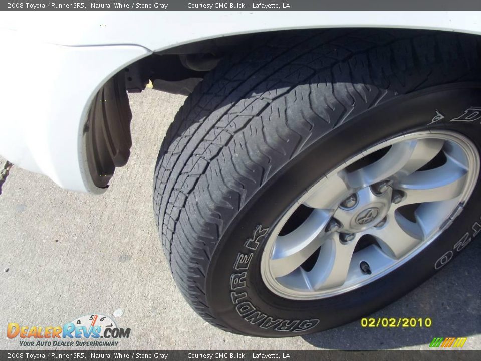 2008 Toyota 4Runner SR5 Natural White / Stone Gray Photo #18