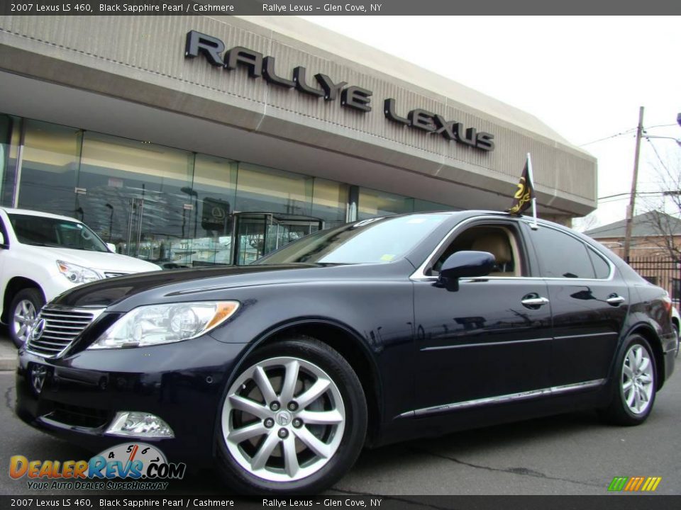 2007 Lexus LS 460 Black Sapphire Pearl / Cashmere Photo #1