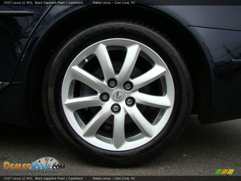 2007 Lexus LS 460 Black Sapphire Pearl / Cashmere Photo #6