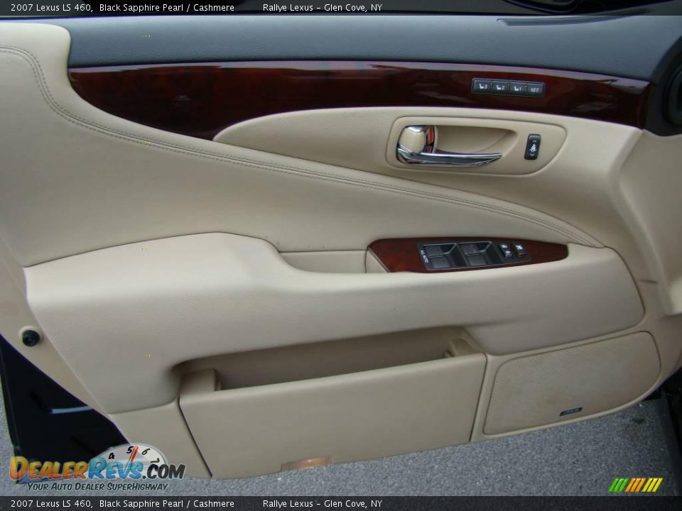 2007 Lexus LS 460 Black Sapphire Pearl / Cashmere Photo #7