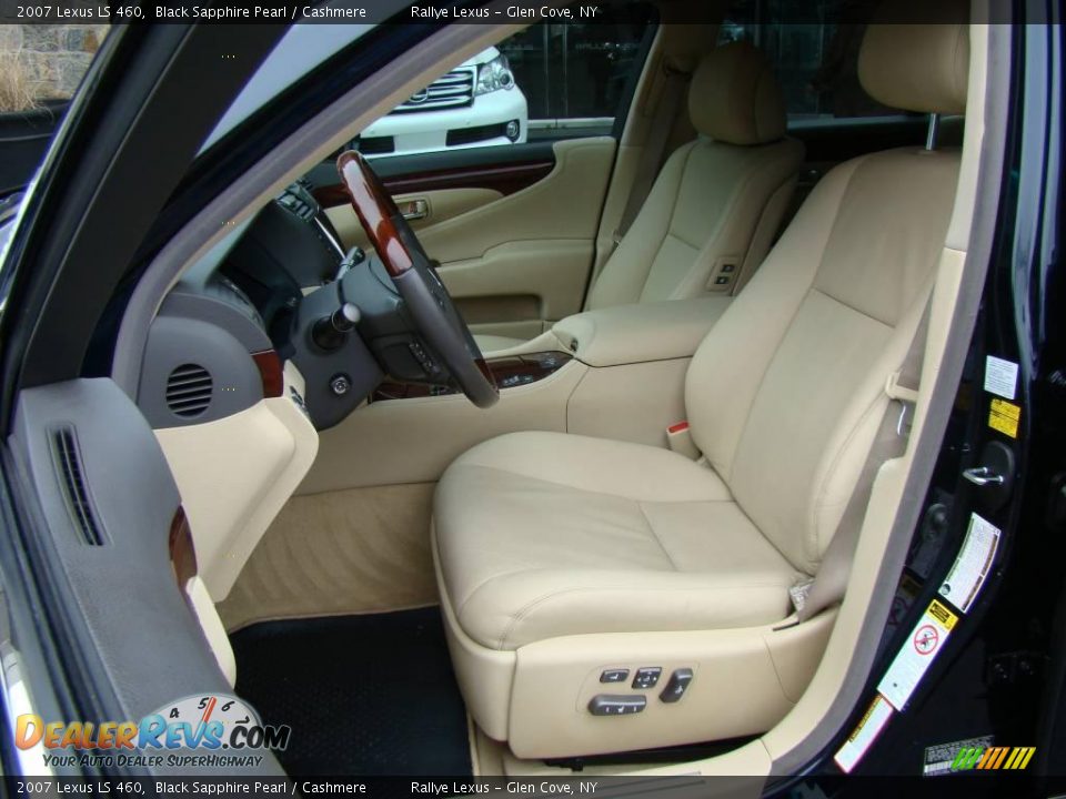 2007 Lexus LS 460 Black Sapphire Pearl / Cashmere Photo #8