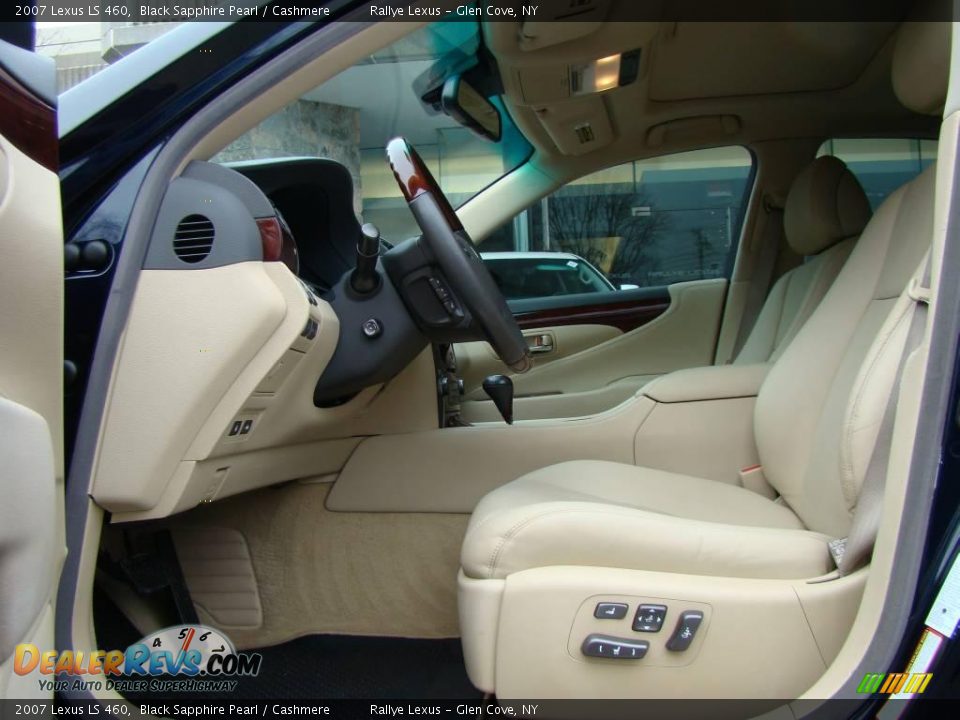 2007 Lexus LS 460 Black Sapphire Pearl / Cashmere Photo #9
