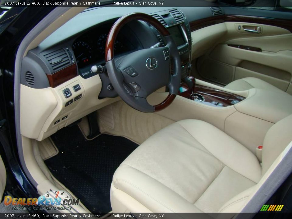 2007 Lexus LS 460 Black Sapphire Pearl / Cashmere Photo #10