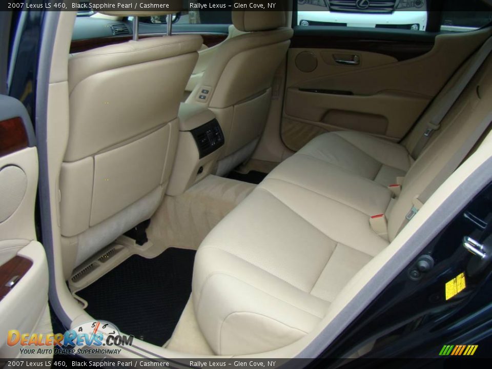 2007 Lexus LS 460 Black Sapphire Pearl / Cashmere Photo #11