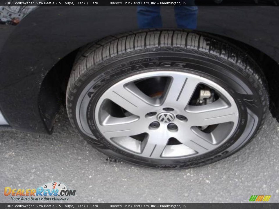 2006 Volkswagen New Beetle 2.5 Coupe Black / Black Photo #5