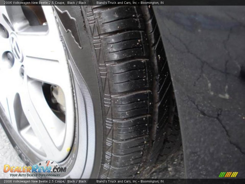 2006 Volkswagen New Beetle 2.5 Coupe Black / Black Photo #6