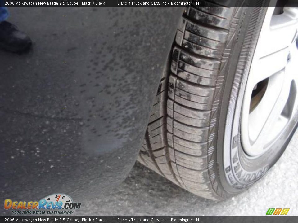 2006 Volkswagen New Beetle 2.5 Coupe Black / Black Photo #12
