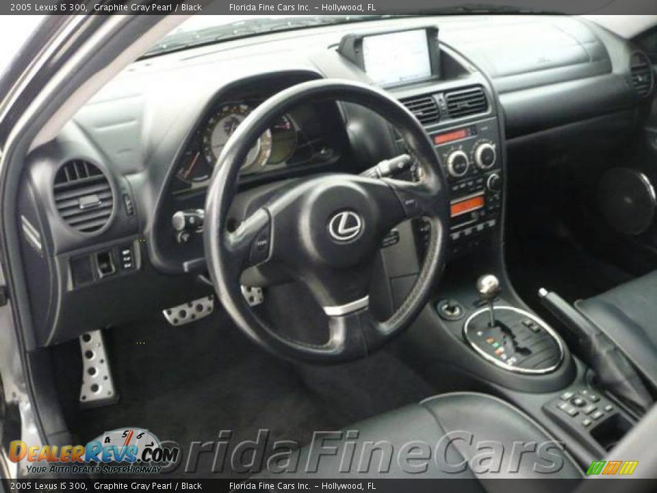 2005 Lexus IS 300 Graphite Gray Pearl / Black Photo #12