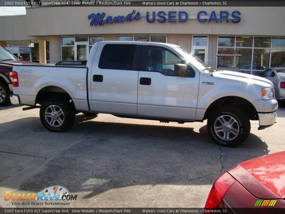 2007 Ford F150 XLT SuperCrew 4x4 Silver Metallic / Medium/Dark Flint Photo #1