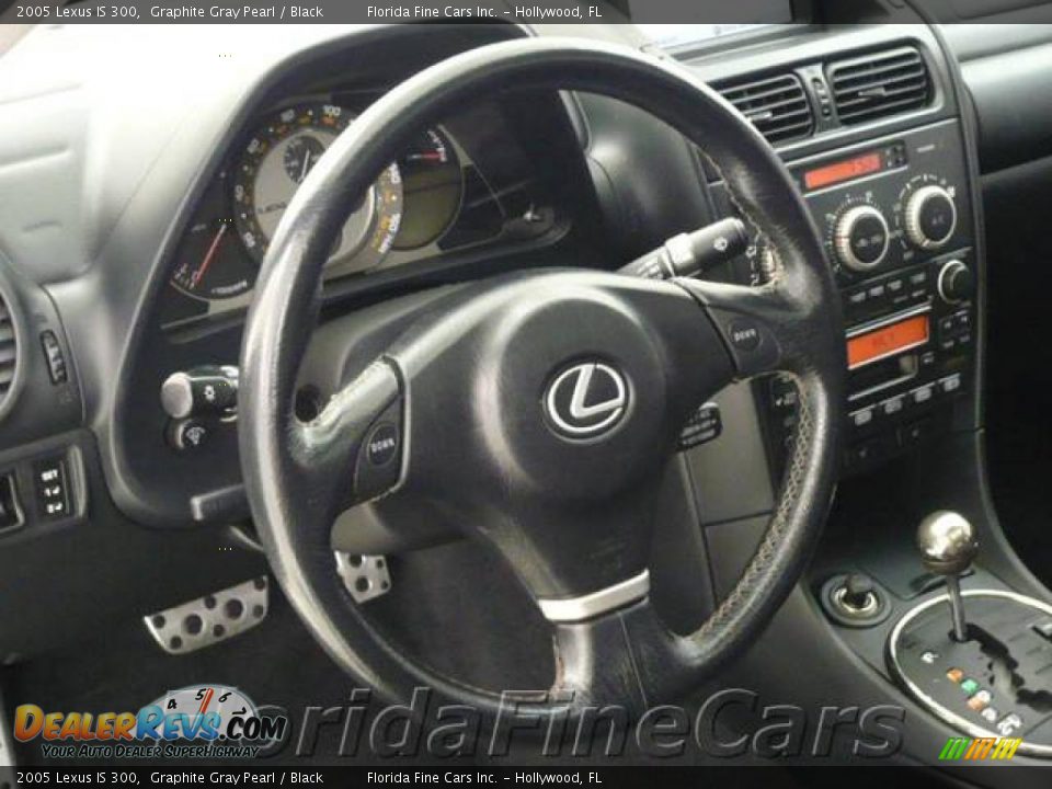 2005 Lexus IS 300 Graphite Gray Pearl / Black Photo #16