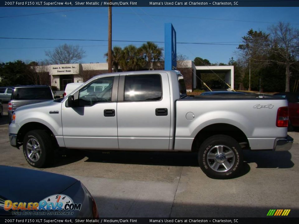 2007 Ford F150 XLT SuperCrew 4x4 Silver Metallic / Medium/Dark Flint Photo #5