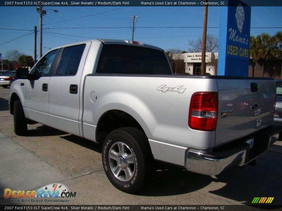 2007 Ford F150 XLT SuperCrew 4x4 Silver Metallic / Medium/Dark Flint Photo #6