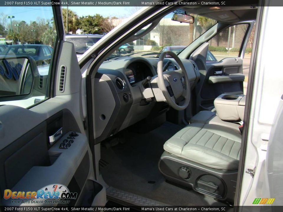 2007 Ford F150 XLT SuperCrew 4x4 Silver Metallic / Medium/Dark Flint Photo #9