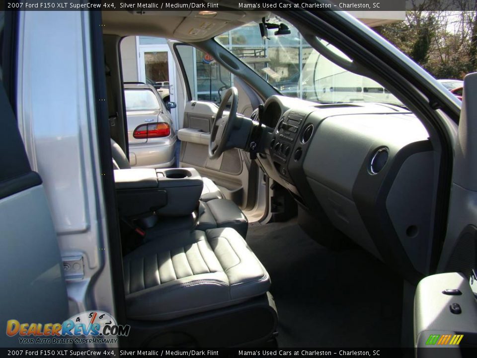 2007 Ford F150 XLT SuperCrew 4x4 Silver Metallic / Medium/Dark Flint Photo #12