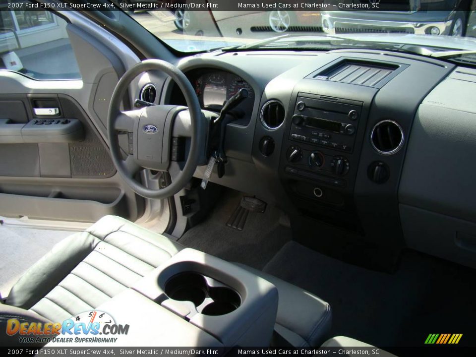 2007 Ford F150 XLT SuperCrew 4x4 Silver Metallic / Medium/Dark Flint Photo #15