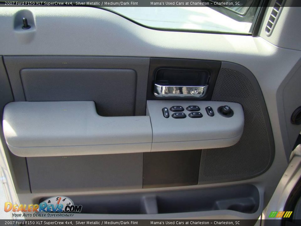 2007 Ford F150 XLT SuperCrew 4x4 Silver Metallic / Medium/Dark Flint Photo #17