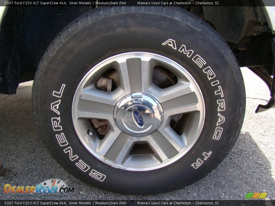 2007 Ford F150 XLT SuperCrew 4x4 Silver Metallic / Medium/Dark Flint Photo #27