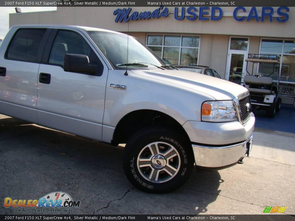 2007 Ford F150 XLT SuperCrew 4x4 Silver Metallic / Medium/Dark Flint Photo #28