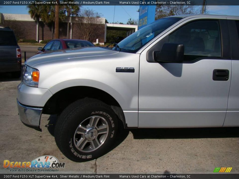 2007 Ford F150 XLT SuperCrew 4x4 Silver Metallic / Medium/Dark Flint Photo #29