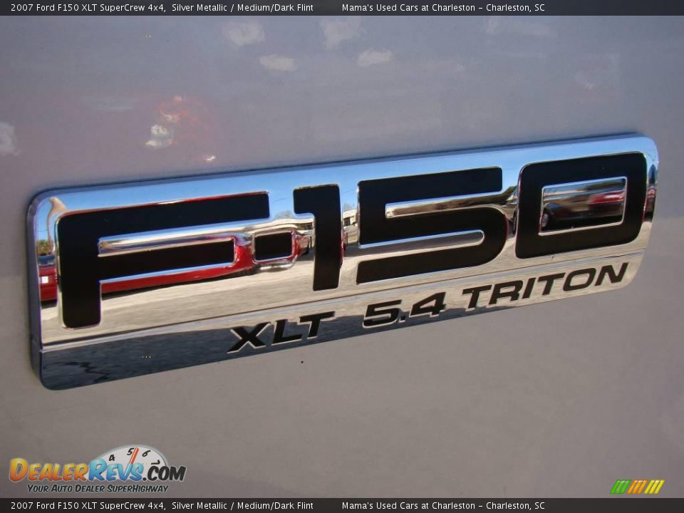 2007 Ford F150 XLT SuperCrew 4x4 Silver Metallic / Medium/Dark Flint Photo #33