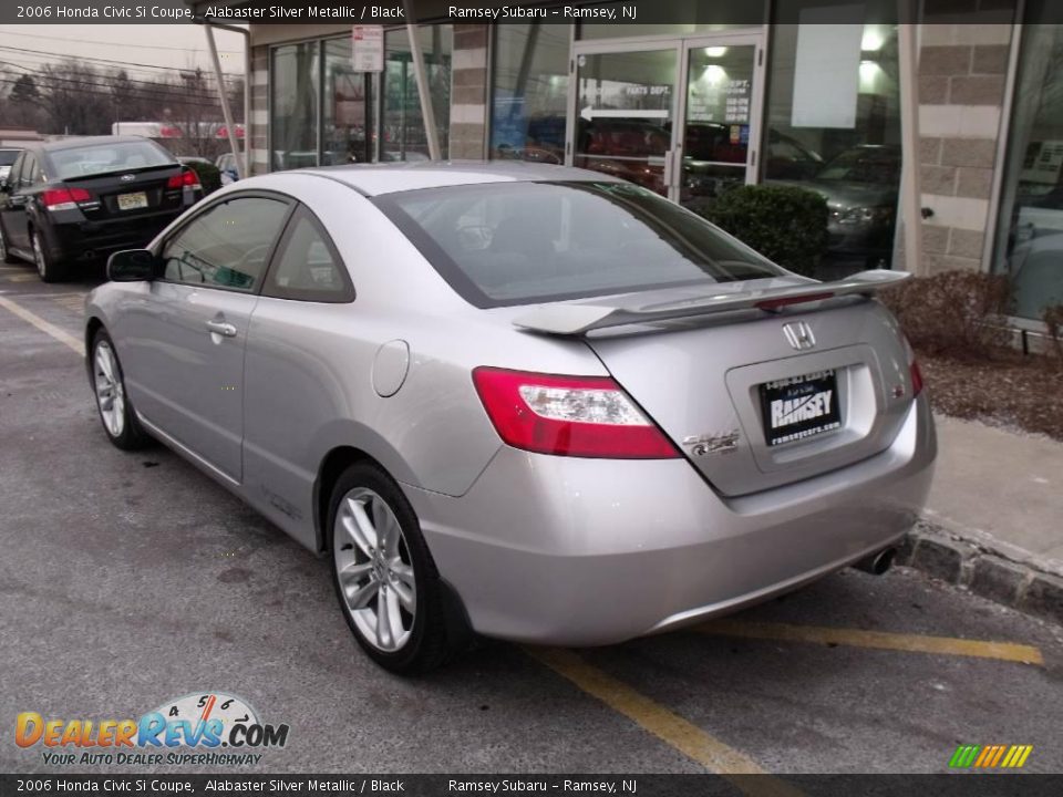 2006 Honda Civic Si Coupe Alabaster Silver Metallic / Black Photo #3
