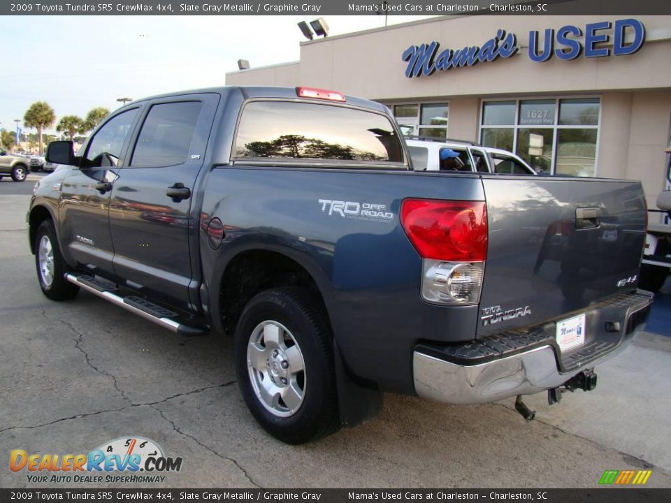 2009 Toyota Tundra SR5 CrewMax 4x4 Slate Gray Metallic / Graphite Gray Photo #7